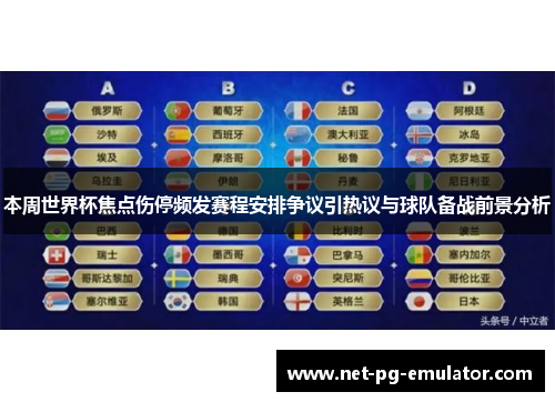 本周世界杯焦点伤停频发赛程安排争议引热议与球队备战前景分析