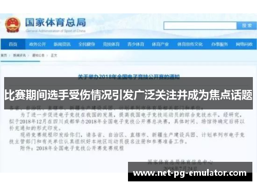 比赛期间选手受伤情况引发广泛关注并成为焦点话题